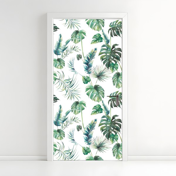 Naklejka na drzwi złote geometryczne fasety – Wallissimo®