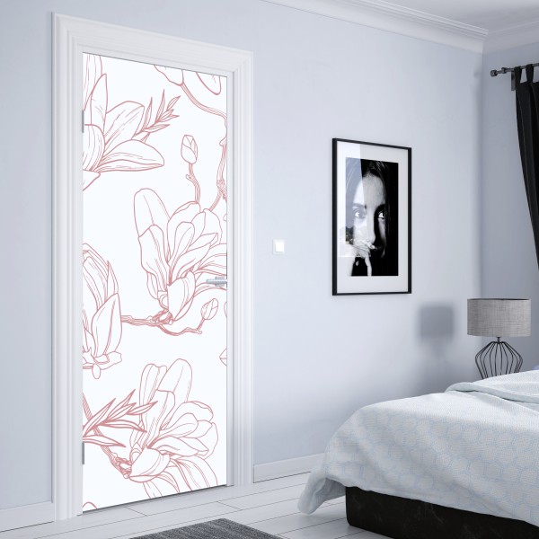 Naklejka na drzwi zbliżenie silnika odrzutowego na terminalu – Wallissimo®