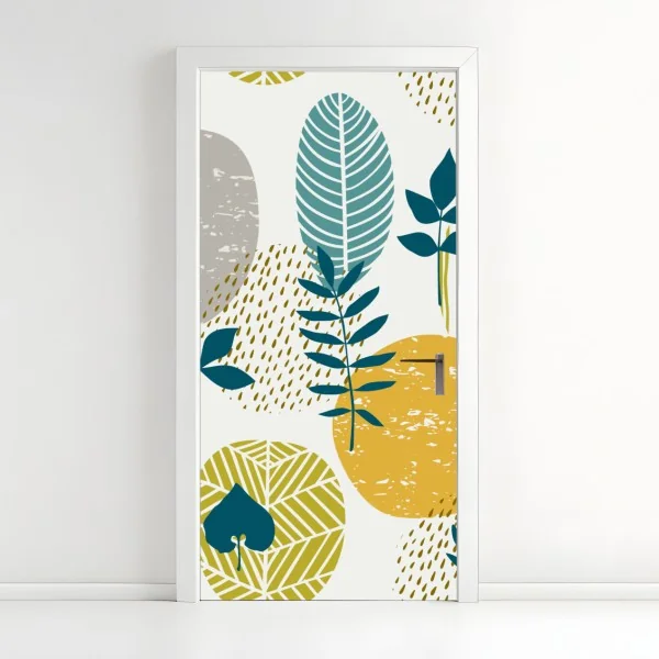 Naklejka na drzwi spokojny poranek nad jeziorem Braies, Dolomity – Wallissimo®