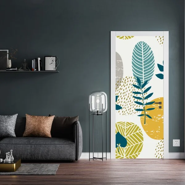 Naklejka na drzwi spokojny poranek nad jeziorem Braies, Dolomity – Wallissimo®