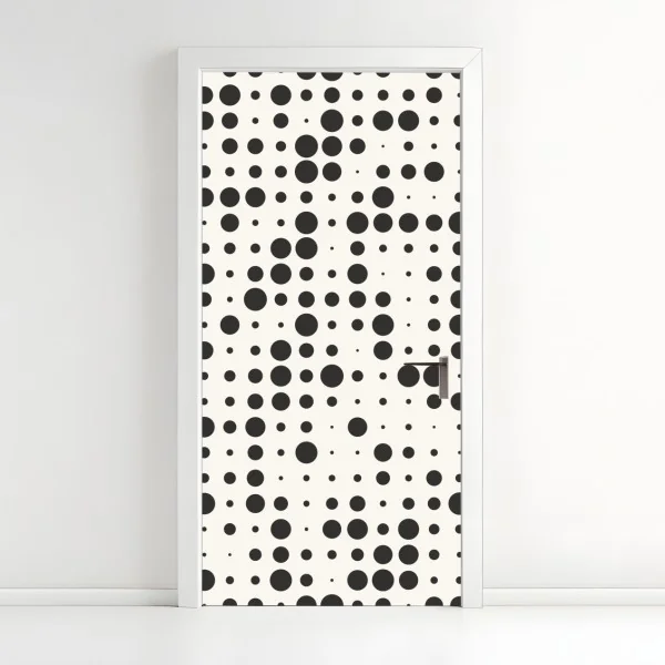 Naklejka na drzwi Flatiron, Nowy Jork — architektura w monochromie – Wallissimo®