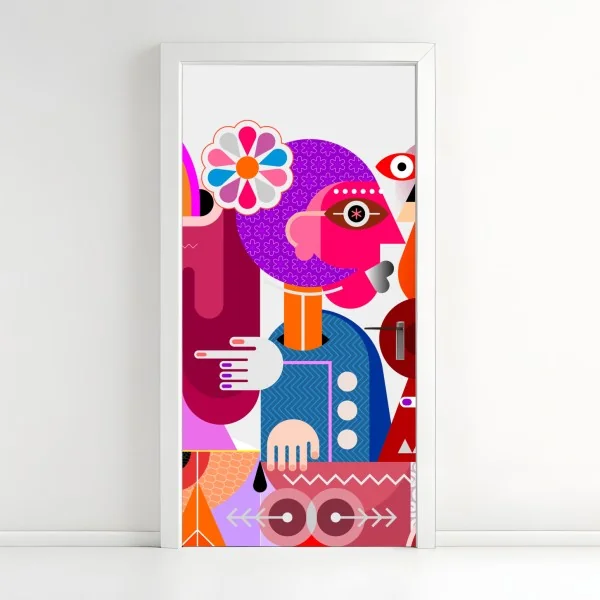 Naklejka na drzwi rajska plaża na Malediwach – Wallissimo®