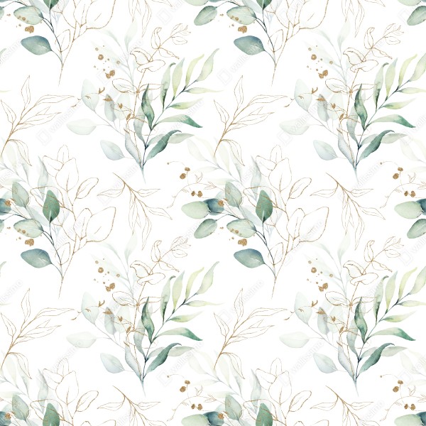 Naklejka na drzwi miękki wzór eukaliptusa w akwareli – Wallissimo® Naklejka na drzwi miękki wzór eukaliptusa w akwareli – Wallissimo®