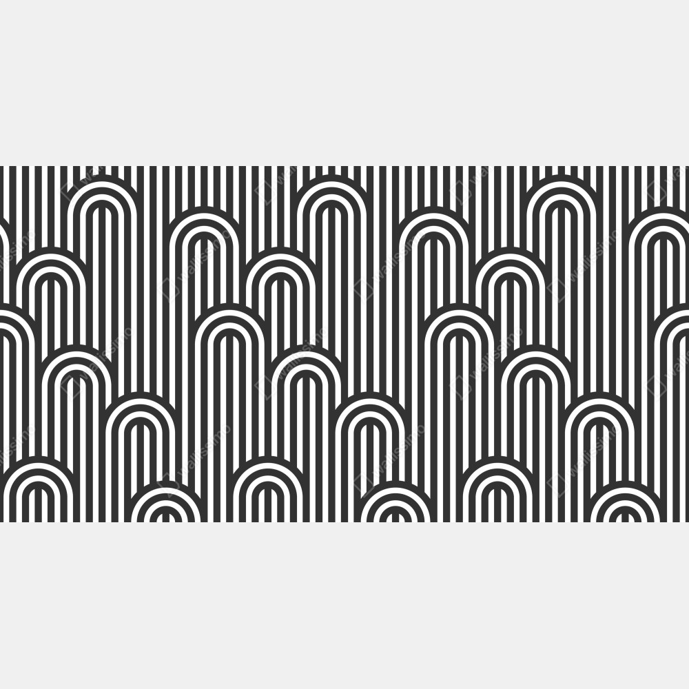 Naklejka na drzwi czarno-biały geometryczny wzór w paski – Wallissimo® Naklejka na drzwi czarno-biały geometryczny wzór w paski – Wallissimo®