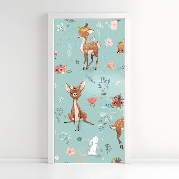 Naklejka na drzwi Statua Wolności w monochromie – Wallissimo®