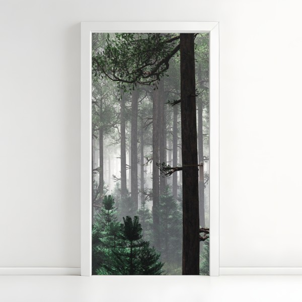 Naklejka na drzwi zbliżenie silnika odrzutowego na terminalu – Wallissimo®