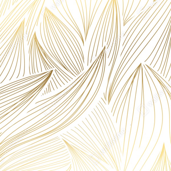 Naklejka na drzwi złote liście w liniowej grafice – Wallissimo® Naklejka na drzwi złote liście w liniowej grafice – Wallissimo®