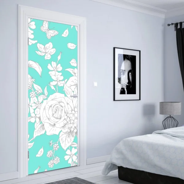 Naklejka na drzwi rajska plaża na Malediwach – Wallissimo®