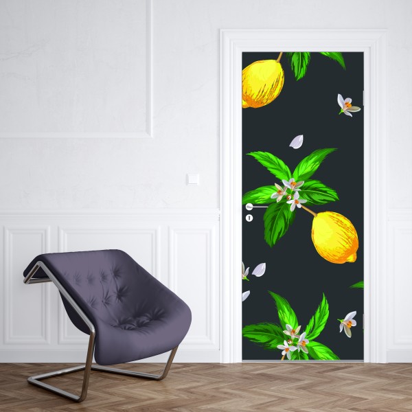 Naklejka na drzwi Statua Wolności w monochromie – Wallissimo®