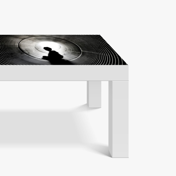 Naklejka na biurko i stół czarny marmur z żyłami – Wallissimo®