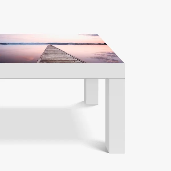 Naklejka na biurko i stół dramtyczne spiralne schody w monochromii – Wallissimo®