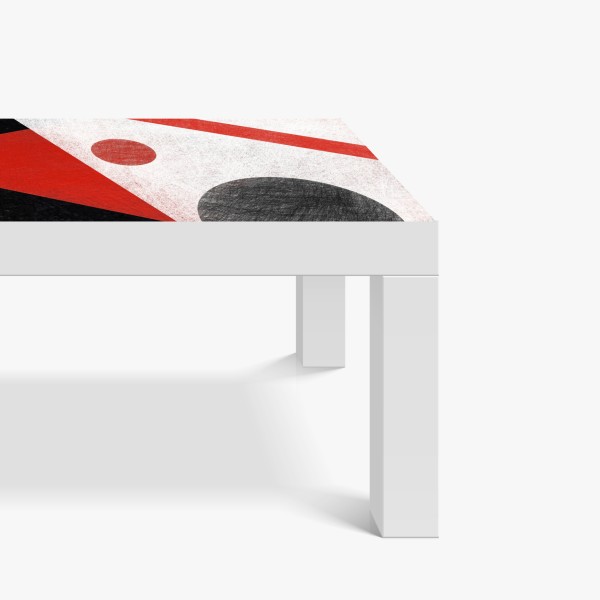 Naklejka na biurko i stół niebiesko-złoty abstrakcyjny marmur – Wallissimo®