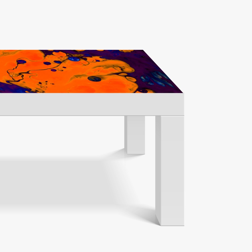 Naklejka na biurko i stół intensywny pomarańczowy przepływ – Wallissimo® Naklejka na biurko i stół intensywny pomarańczowy przepływ – Wallissimo®