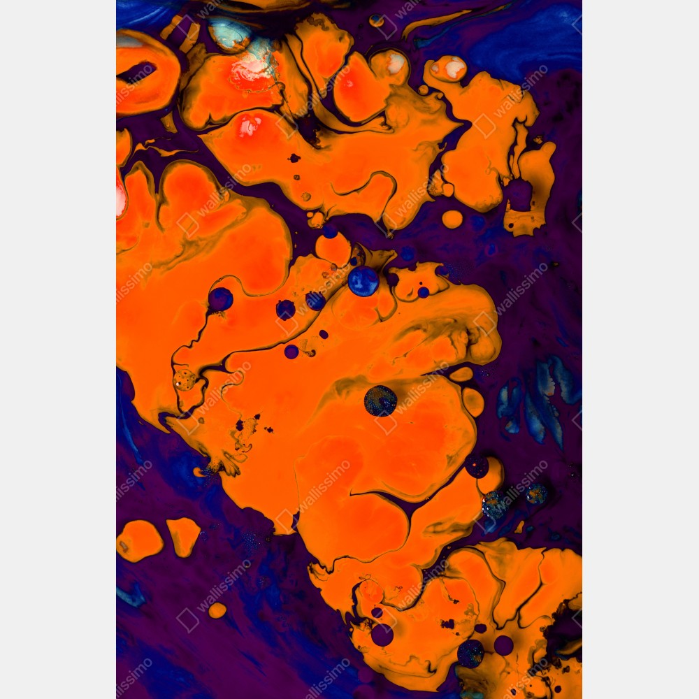 Naklejka na biurko i stół intensywny pomarańczowy przepływ – Wallissimo® Naklejka na biurko i stół intensywny pomarańczowy przepływ – Wallissimo®