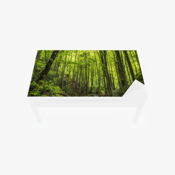 Naklejka na biurko i stół kolorowy mural graffiti ze śniącym dzieckiem – Wallissimo®