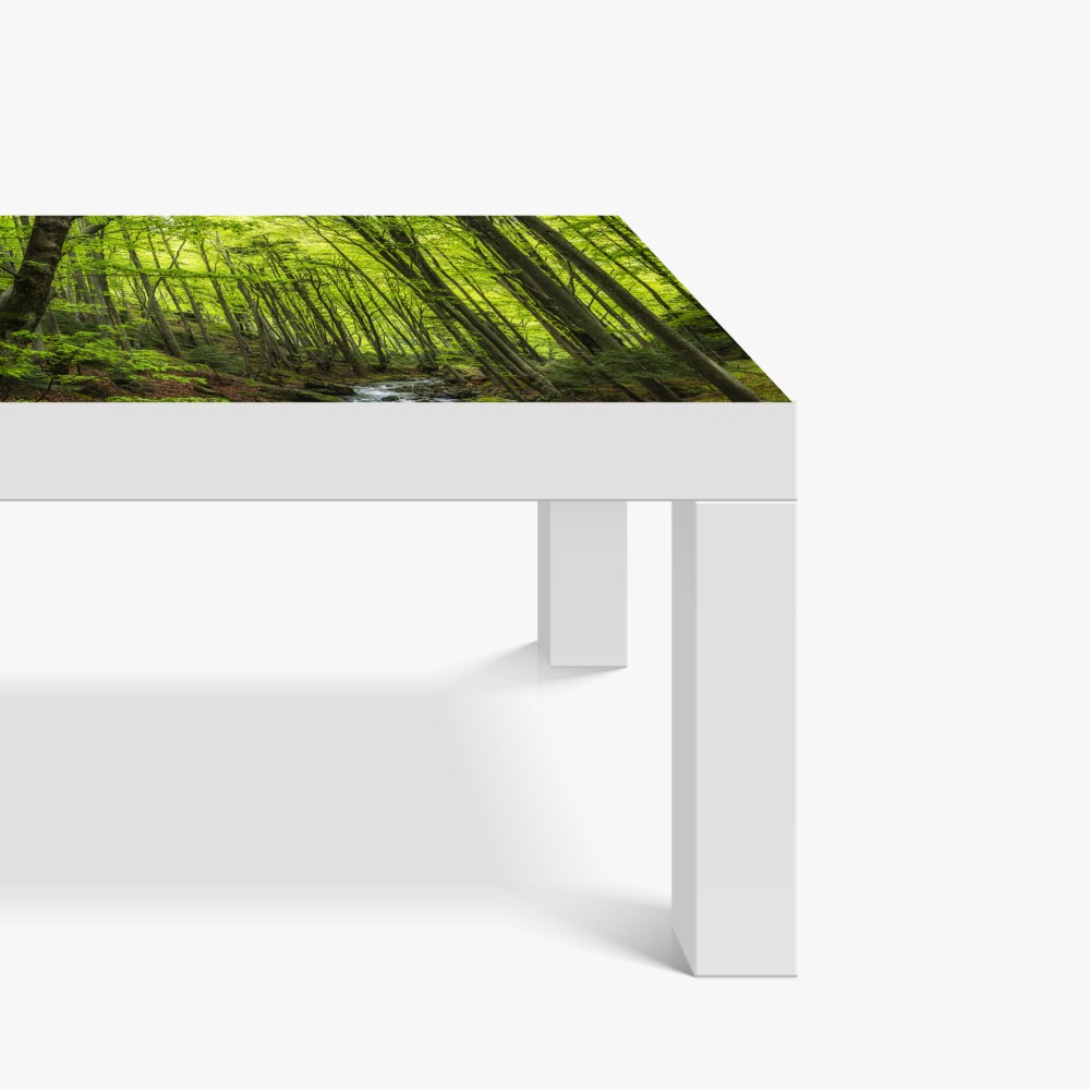 Naklejka na biurko i stół spokojny leśny strumień – Wallissimo® Naklejka na biurko i stół spokojny leśny strumień – Wallissimo®