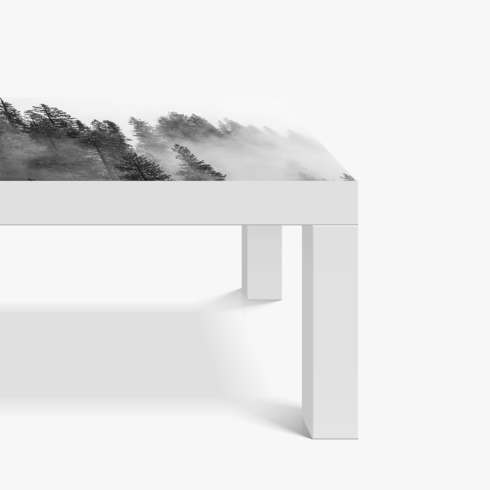 Naklejka na biurko i stół mglisty las Giant Forest, Sequoia National Park – Wallissimo® Naklejka na biurko i stół mglisty las Giant Forest, Sequoia National Park – Wallissimo®