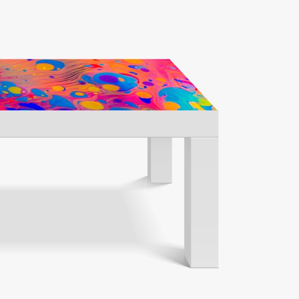 Naklejka na biurko i stół paw wśród gałęzi granatu – Wallissimo®