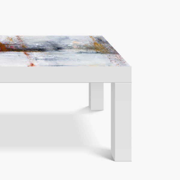 Naklejka na biurko i stół spokojna zielona ścieżka leśna – Wallissimo®