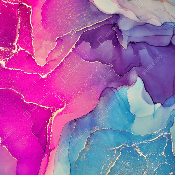 Naklejka na biurko i stół wibrująca marmurowa kompozycja alkoholowego tuszu – Wallissimo® Naklejka na biurko i stół wibrująca marmurowa kompozycja alkoholowego tuszu – Wallissimo®