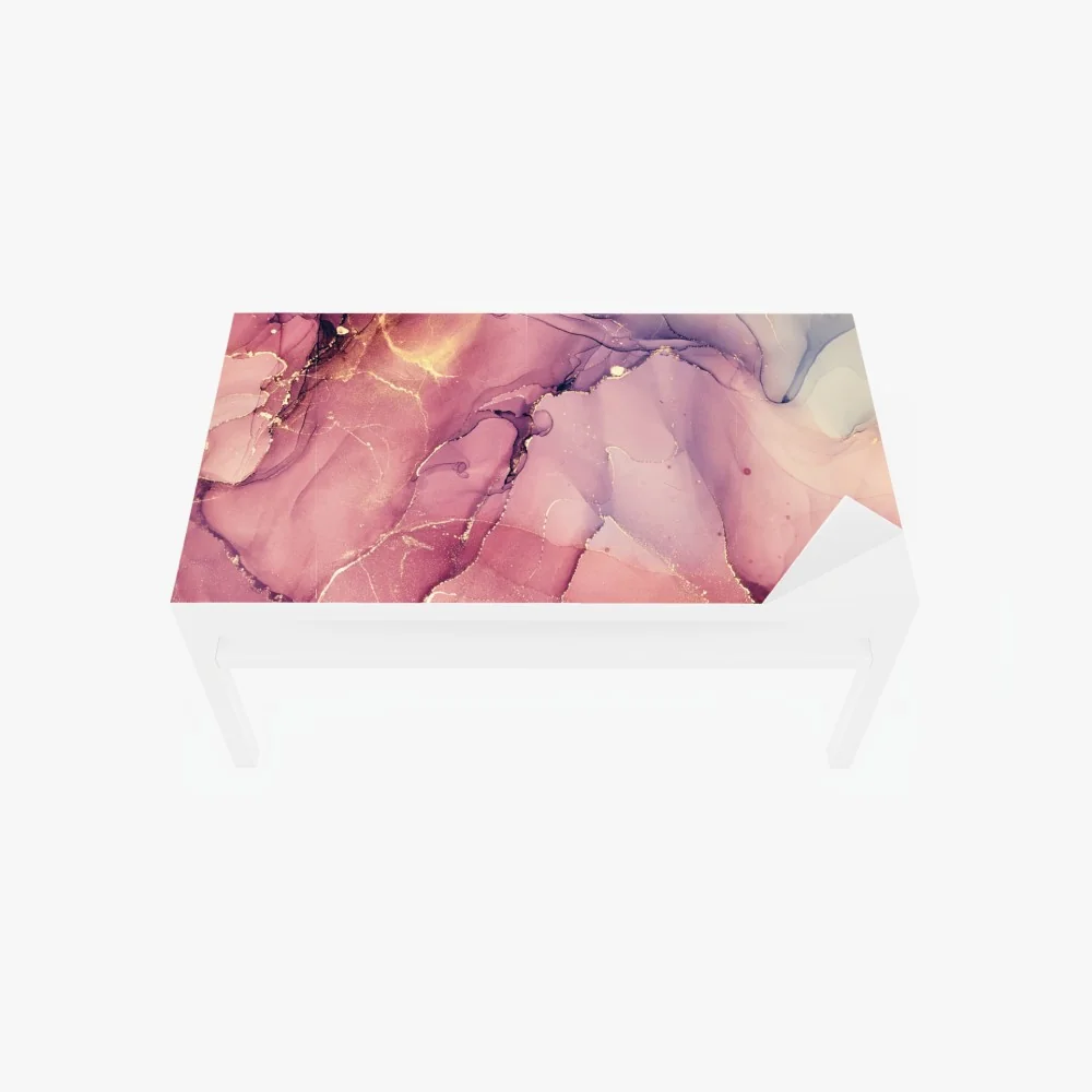 Naklejka na biurko i stół eteryczna fioletowa abstrakcja marmurowa – Wallissimo® Naklejka na biurko i stół eteryczna fioletowa abstrakcja marmurowa – Wallissimo®