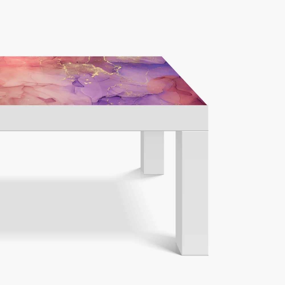 Naklejka na biurko i stół eteryczna różowo-fioletowa marmurowa grafika – Wallissimo® Naklejka na biurko i stół eteryczna różowo-fioletowa marmurowa grafika – Wallissimo®