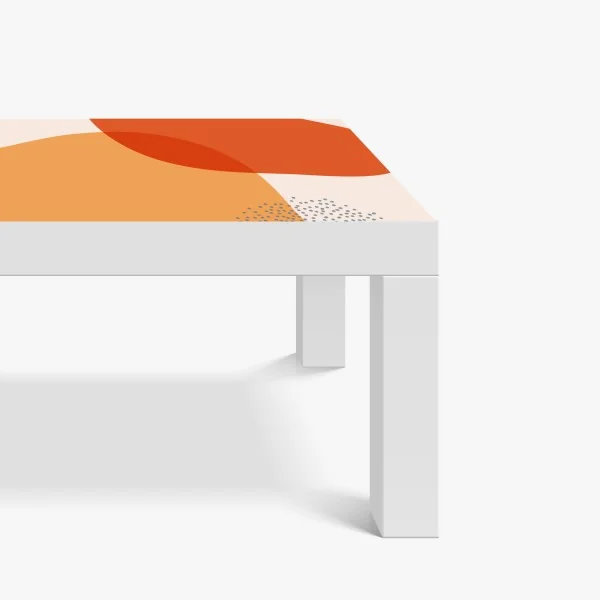 Naklejka na biurko i stół zbliżenie czerwonej dalii – Wallissimo®