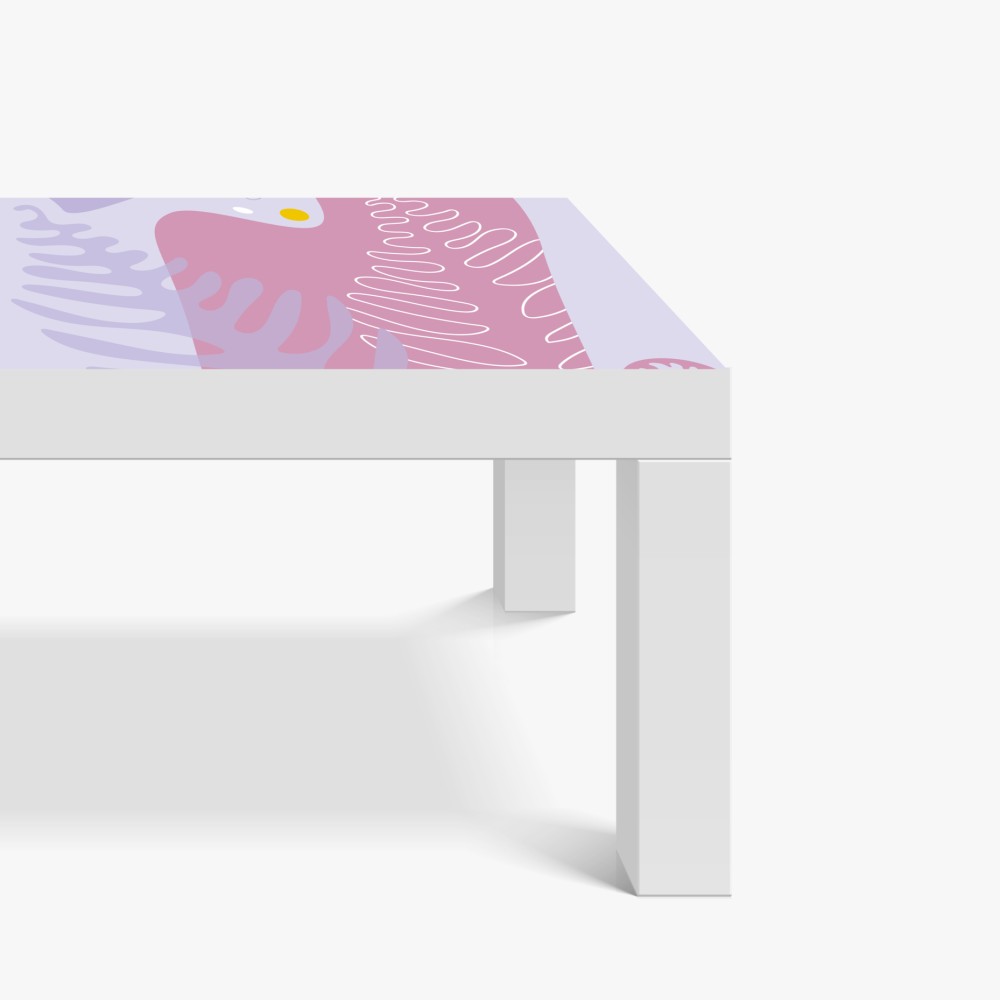 Naklejka na biurko i stół delikatna pastelowa kompozycja botaniczna – Wallissimo® Naklejka na biurko i stół delikatna pastelowa kompozycja botaniczna – Wallissimo®