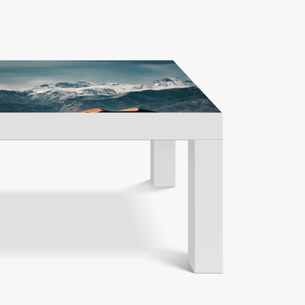 Naklejka na biurko i stół mglisty poranek nad Val d'Orcia – Wallissimo®