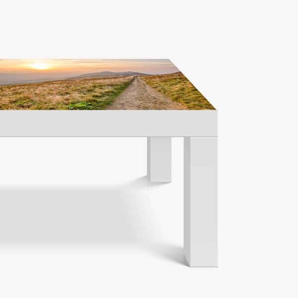 Naklejka na biurko i stół wschód słońca nad Lago di Braies – Wallissimo®