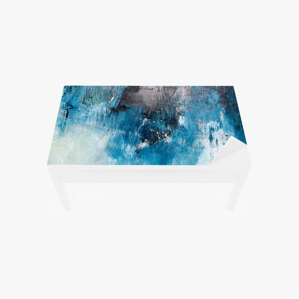 Naklejka na biurko i stół głęboka niebieska tekstura abstrakcyjna – Wallissimo® Naklejka na biurko i stół głęboka niebieska tekstura abstrakcyjna – Wallissimo®