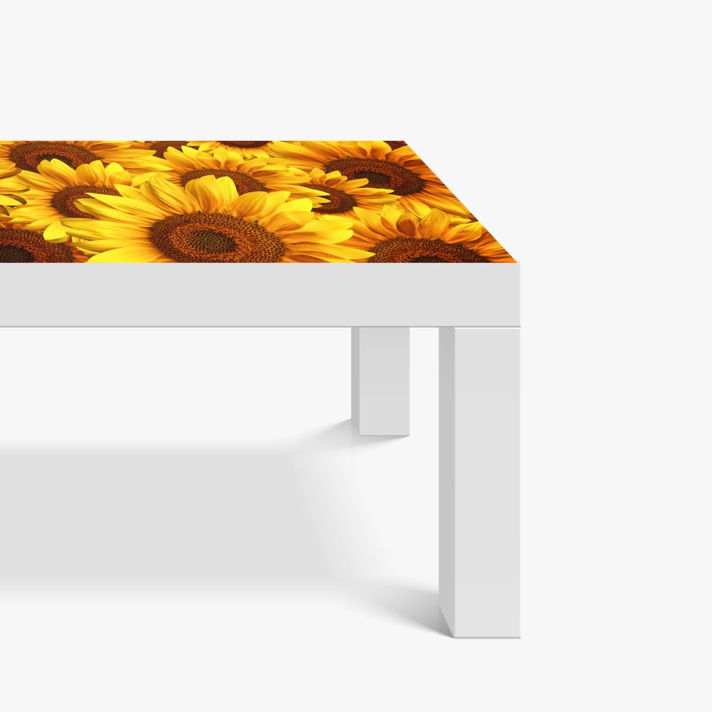 Naklejka na biurko i stół złoty kwiat słonecznika – Wallissimo® Naklejka na biurko i stół złoty kwiat słonecznika – Wallissimo®