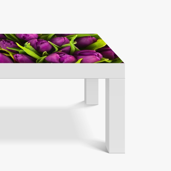 Naklejka na biurko i stół mglista góra z urwiskiem i sosnowym lasem – Wallissimo®