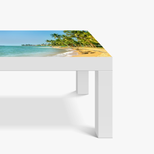 Naklejka na biurko i stół tropikalna turkusowa zatoka panorama – Wallissimo®