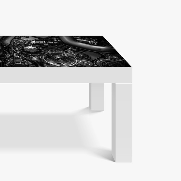 Naklejka na biurko i stół tropikalny wzór botaniczny z tukanem – Wallissimo®