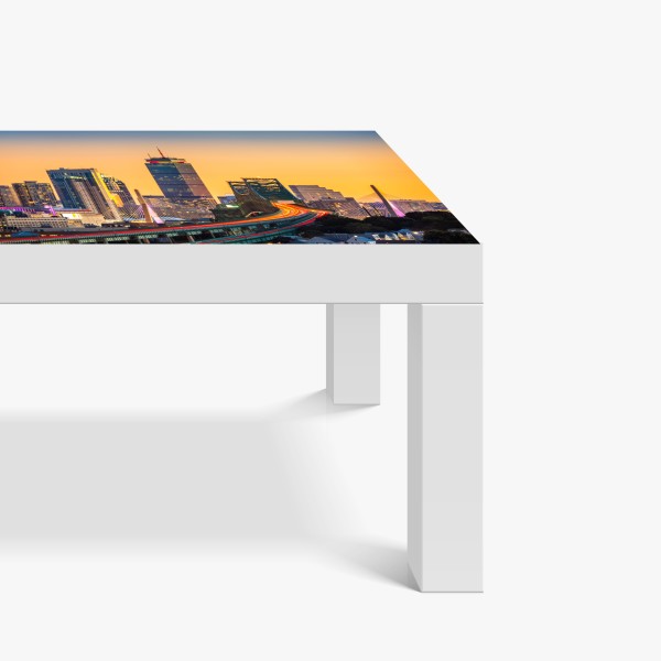 Naklejka na biurko i stół turkusowe fale morskie – Wallissimo®