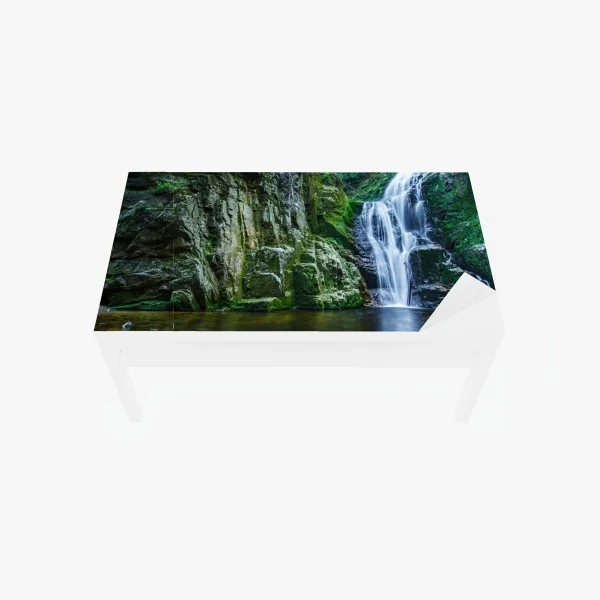 Naklejka na biurko i stół wschód słońca nad Lago di Braies – Wallissimo®