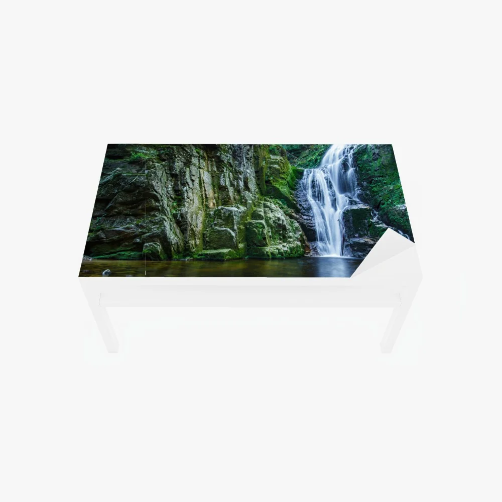 Naklejka na biurko i stół wodospad Kamienczyk w Karkonoszach – Wallissimo® Naklejka na biurko i stół wodospad Kamienczyk w Karkonoszach – Wallissimo®