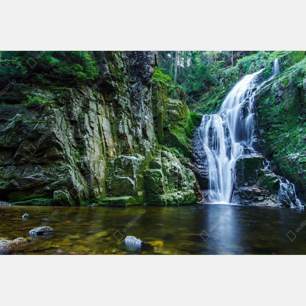 Naklejka na biurko i stół wodospad Kamienczyk w Karkonoszach – Wallissimo® Naklejka na biurko i stół wodospad Kamienczyk w Karkonoszach – Wallissimo®