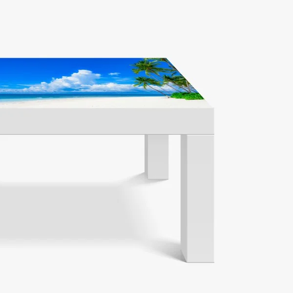 Naklejka na biurko i stół różany akwarelowy ogród z kolibrem – Wallissimo®