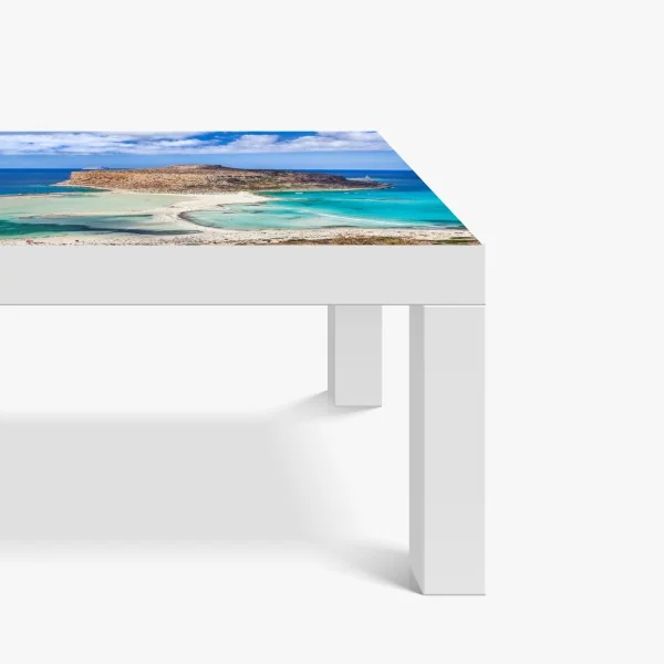 Naklejka na biurko i stół tropikalny wzór botaniczny z tukanem – Wallissimo®