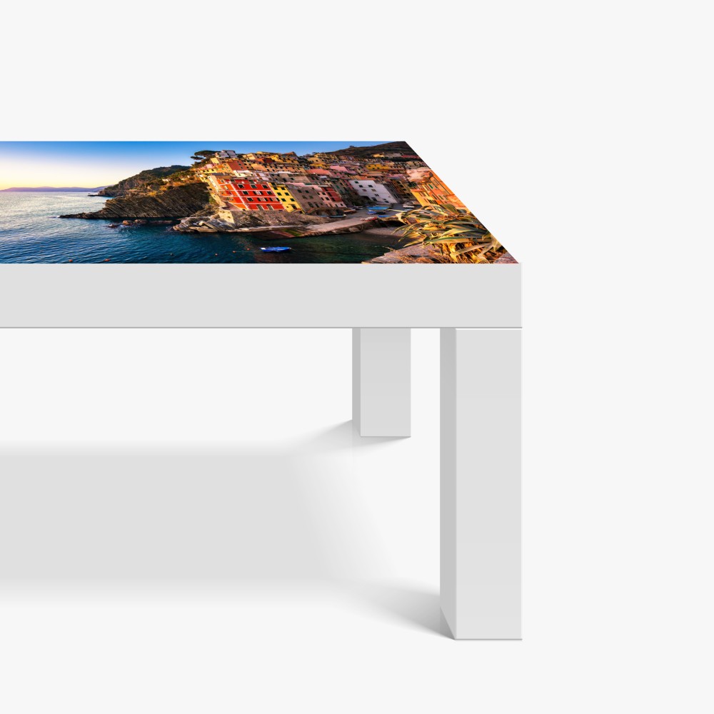 Naklejka na biurko i stół zachód słońca nad Riomaggiore, Cinque Terre – Wallissimo® Naklejka na biurko i stół zachód słońca nad Riomaggiore, Cinque Terre – Wallissimo®