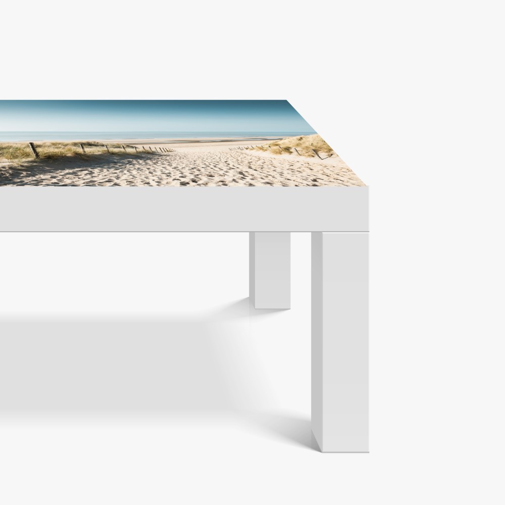 Naklejka na biurko i stół wydmy i spokojne morze przy Noordwijk – Wallissimo® Naklejka na biurko i stół wydmy i spokojne morze przy Noordwijk – Wallissimo®