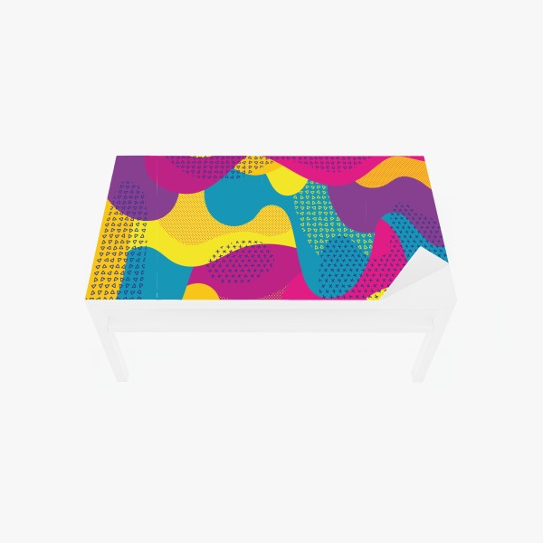 Naklejka na biurko i stół słoneczna zielona łąka o wschodzie – Wallissimo®