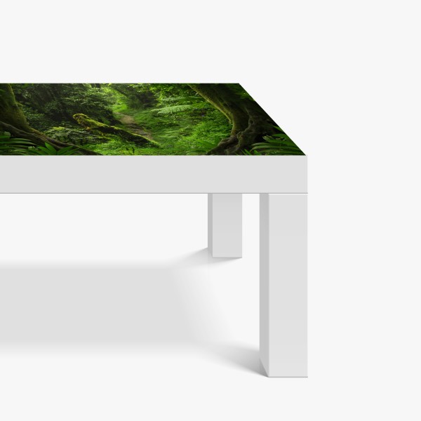 Naklejka na biurko i stół słoneczna zielona łąka o wschodzie – Wallissimo®