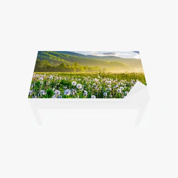 Naklejka na biurko i stół kolorowe domy nad kanałem w Burano – Wallissimo®