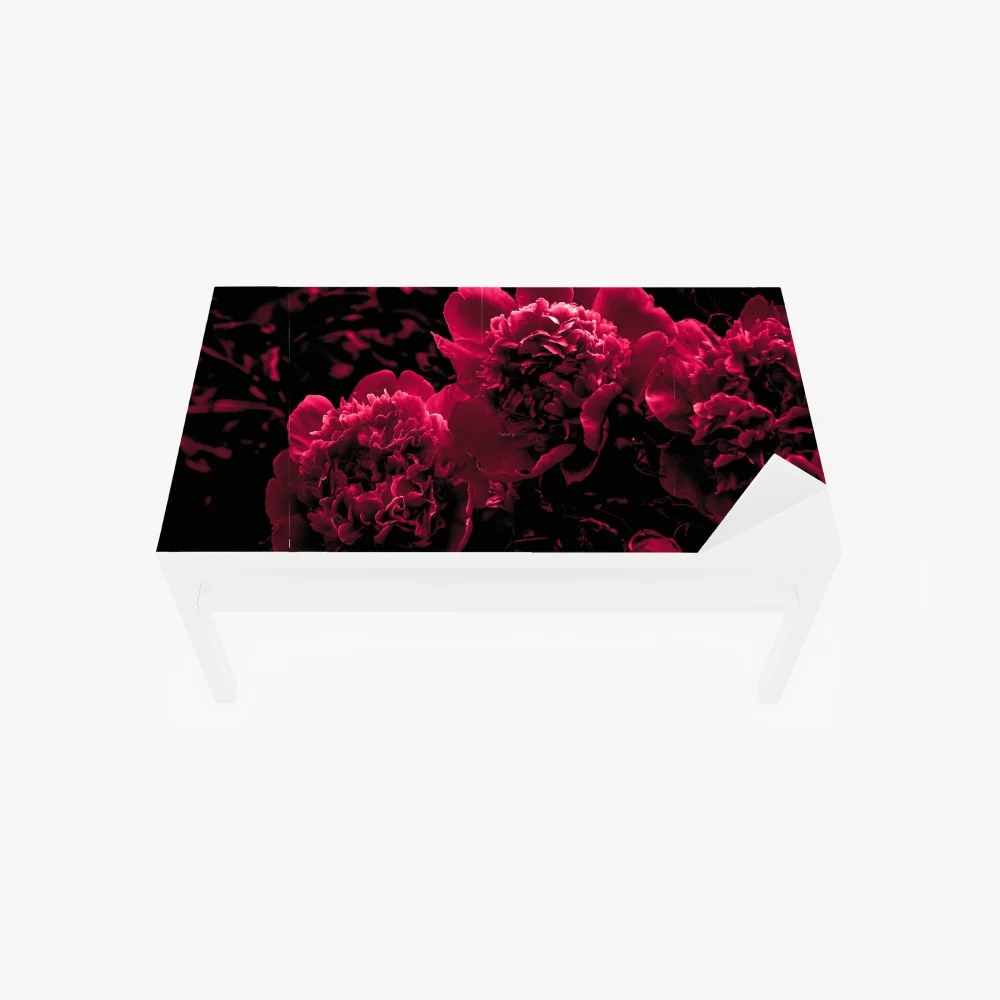 Naklejka na biurko i stół nastrojowe różowe piwonie – Wallissimo® Naklejka na biurko i stół nastrojowe różowe piwonie – Wallissimo®