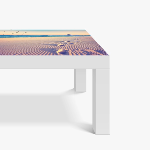 Naklejka na biurko i stół stylizowany motyw tygrysa na turkusowym tle – Wallissimo®