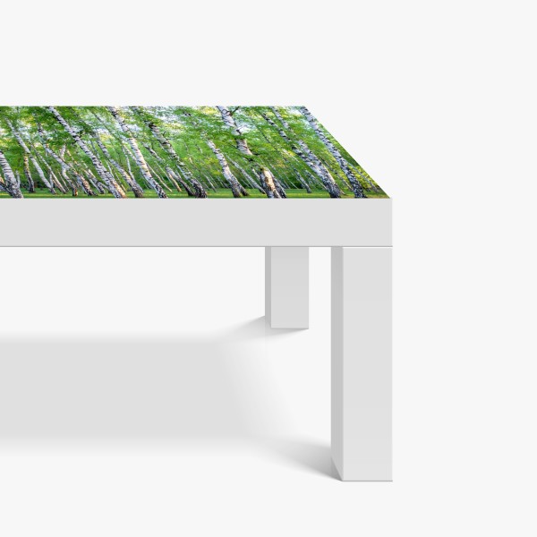 Naklejka na biurko i stół tropikalny wzór hibiskusa – Wallissimo®