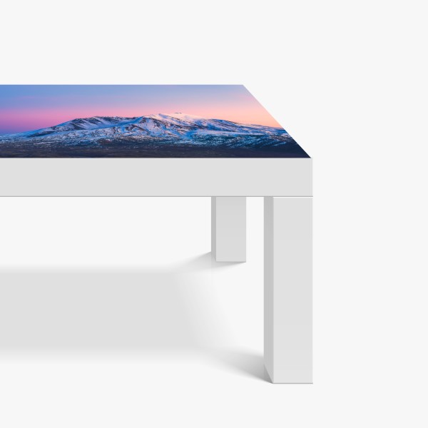 Naklejka na biurko i stół tropikalne liście i kwiaty – Wallissimo®